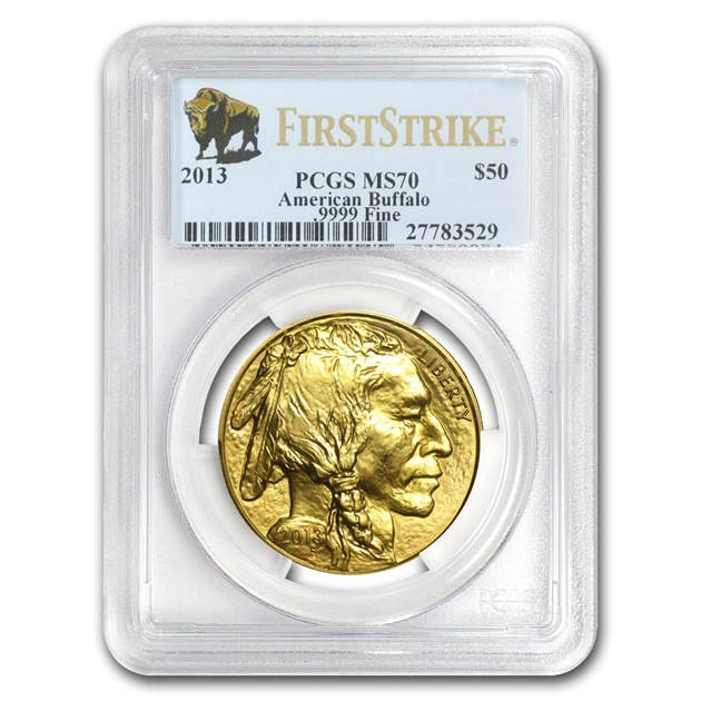 ����ꥫ �Хåե����� ����ǥ������� 1���� 50�ɥ� 2013ǯ�� ����ꥫ¤ʾ��ȯ�� MS-70 PCGS (FirstStrike®)