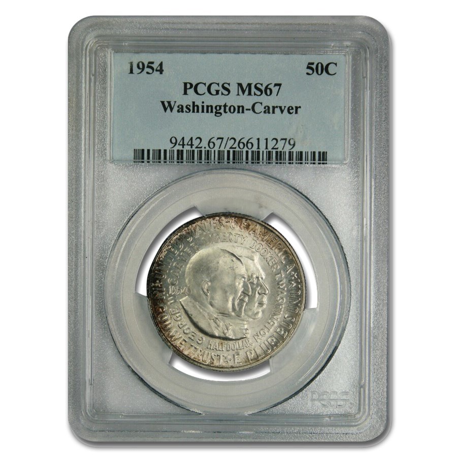 1954ǯ ꥫ 硼亮ȥ󡦥 ǰ ϡ 顼  50 С ʪؼ USA ꥫ罰¤ʾ եǥե MS-67 PCGS ơ