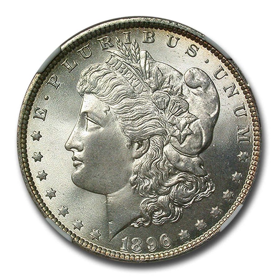 モルガンダラー銀貨 1896年 アメリカ銀貨 1896年 モルガン ダラー 銀貨 1ドル シルバー モルガン ヘッド