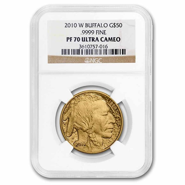 ����ꥫ �Хåե����� ����ǥ������� 1���� 50�ɥ� 2010ǯ�� ����ꥫ¤ʾ��ȯ�� �ץ롼�� PF-70 NGC