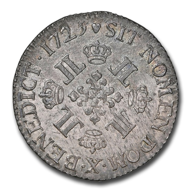 1725ǯ �륤15�� �ե�󥹹� 1/4������ ��� �ե�� ���ߥ���¤ʾ�� MS-62 NGC ����ƥ�����������