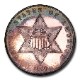 1860ǯ ����ꥫ 3����� ��� ����С� ϻ���� ����ꥫ�罰��¤ʾ�� �ե���ǥ�ե��� PR-65 ���ᥪ PCGS ����ƥ�����������