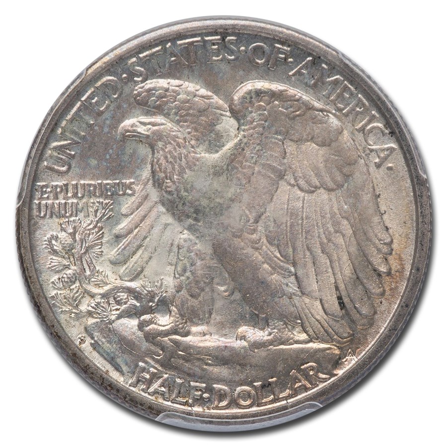 1927ǯ ���������� ��Хƥ� �ϡ��� ���顼 ��� 50����� ����С� �������� ����ꥫ�罰��¤ʾ�� ����ե�󥷥��� MS-63 PCGS ����ƥ�����������