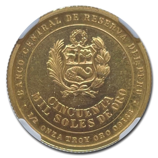 ���ꥢ������������ 50000������ 1/2���� �ڥ롼 1979ǯ�� MS-62 NGC ������ơ���������