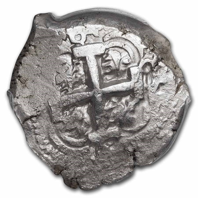 1753年 ボリビア 8レアル 銀貨 コブ ポトシ造幣局 MS-61 PCGS