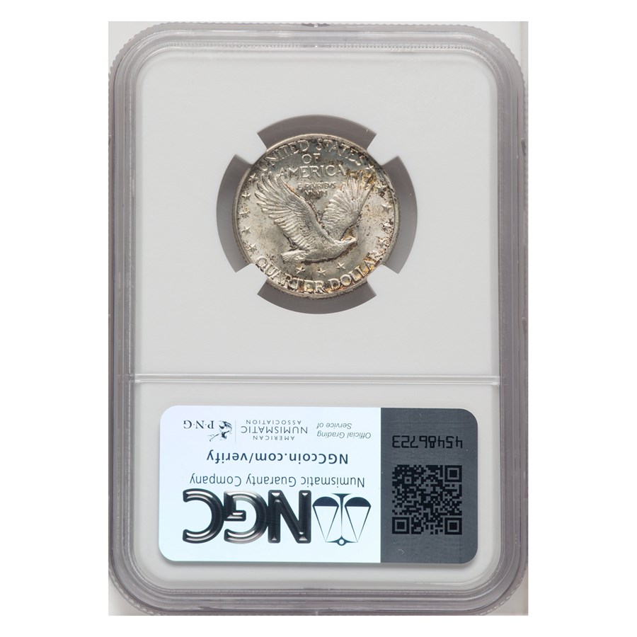 1928ǯ ������ǥ��󥰥�Хƥ� �������������顼 ��� 25����� ����С� ������ �������� ����ꥫ�罰��¤ʾ�� �ǥ�С� MS-67 NGC ����ƥ�����������