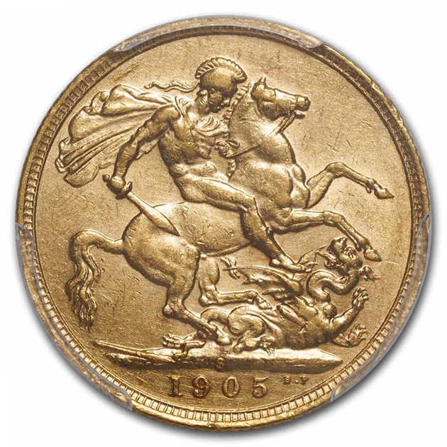 ���ɥ��7�� �����ꥹ�� ���֥���� �������ȥ�ꥢ ���ɥˡ�¤ʾ�� 1905ǯ�� AU-55 PCGS ����ƥ�����������
