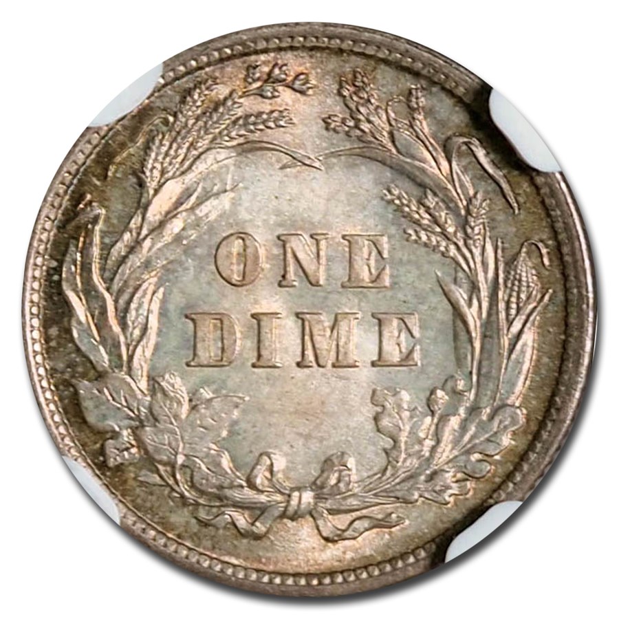1896ǯ �С��С� ������ ��� 10����� ���� �������� ����ꥫ�罰��¤ʾ�� �ե���ǥ�ե��� MS-67 NGC ����ƥ�����������