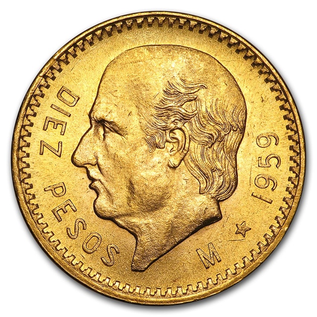 メキシコ 1956年 ミゲル･イダルゴ 独立運動指導者 10ペソ銀貨 r0306 メキシコ独立の父” ミゲル・イダルゴ神父 10ペソ金貨 メキシコ