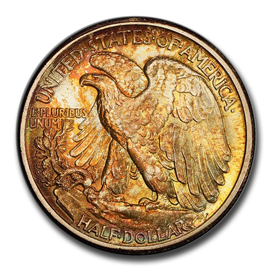 1945ǯ  Хƥ ϡե顼  50 С  ꥫ罰¤ʾ եǥե MS-67+ PCGS CAC ơ