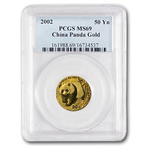 �ѥ����� 1/10���� 50�� 2002ǯ�� ����̱���ȯ�� MS-69 PCGS