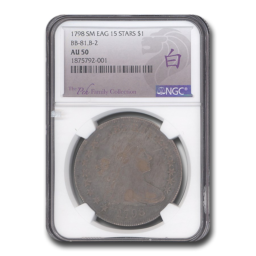 1798ǯ ɥ쥤ץ Х 顼  1ɥ С   ɥ졼 ꥫ罰¤ʾ եǥե AU-50 NGC (Sm Eag,15 Stars, BB-81, B-2) ƥ
