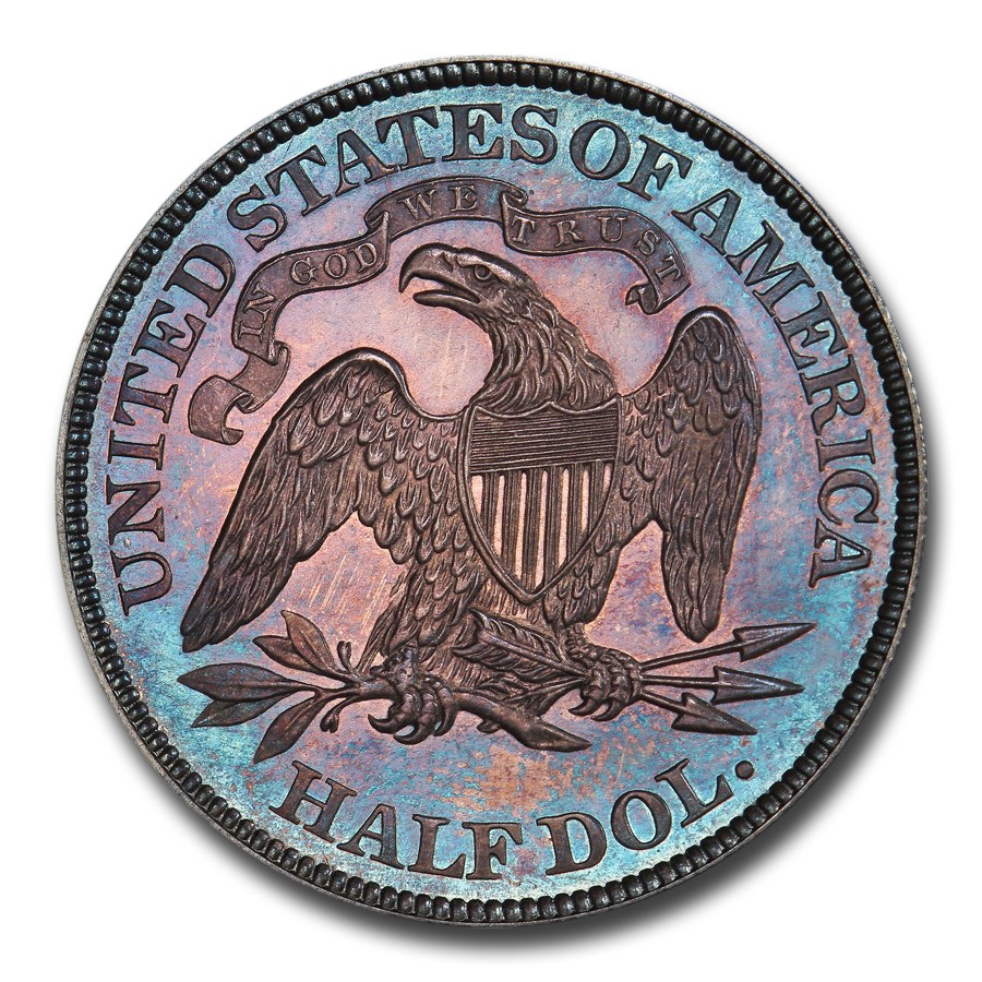 1874ǯ �����ƥå� ��Хƥ� �ϡ��� ���顼 ��� 50����� ��ͳ�ν��� �������� ����ꥫ�罰��¤ʾ�� ����ե�󥷥��� PR-66 PCGS (Arrows) ����ƥ�����������