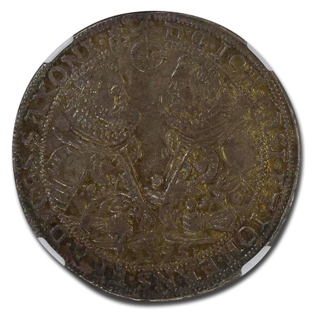 1595年 ドイツ ザクセン＝オルトゴータ ターラー銀貨 MS-63 NGC