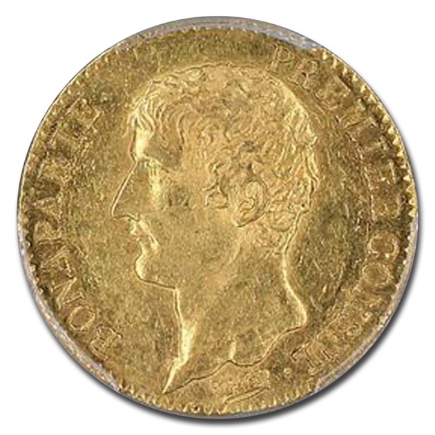 �ʥݥ쥪�󡦥ܥʥѥ�� 20�ե���� �ե�� �ѥ� 1803ǯ�� AU-58 PCGS ����ƥ�����������
