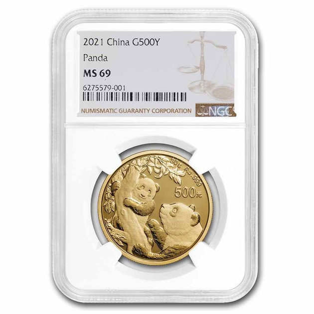 �ѥ����� 30g 500�� 2021ǯ�� ����̱���ȯ�� MS-69 NGC