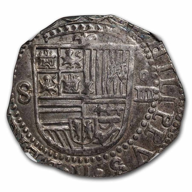 1556-1598ǯ �ե����2�� ���ڥ��� 4�쥢�� ��� ���� ���ڥ��� ���ӥꥢ NGC MS62 ����ƥ�����������