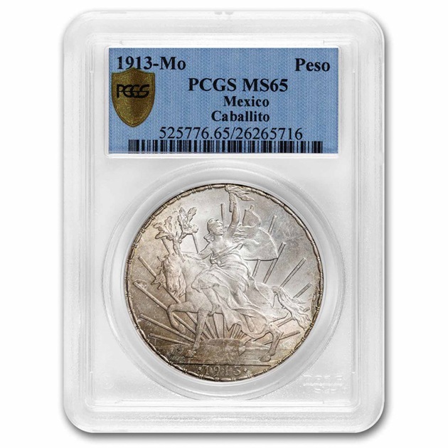 1913ǯ �ᥭ���� ���Х꡼�� ���� 1�ڥ���� �ᥭ�������ƥ� MS-65 PCGS ����ƥ�����������