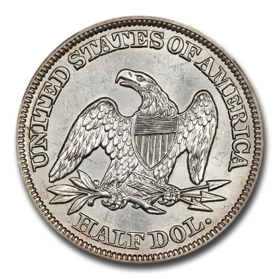 1847/6ǯ �����ƥå� ��Хƥ� �ϡ��� ���顼 ��� 50����� ����С� ������ �������� ����ꥫ�罰��¤ʾ�� �ե���ǥ�ե��� MS-62 PCGS ����ƥ�����������