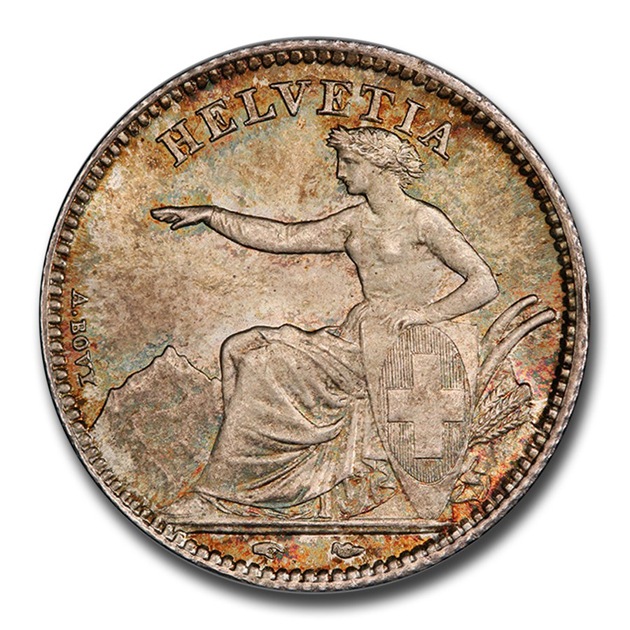 [希少]スイスのヘルベティア銀貨 希少]スイスのヘルベティア銀貨 JCC | ジャパンコインキャビネット