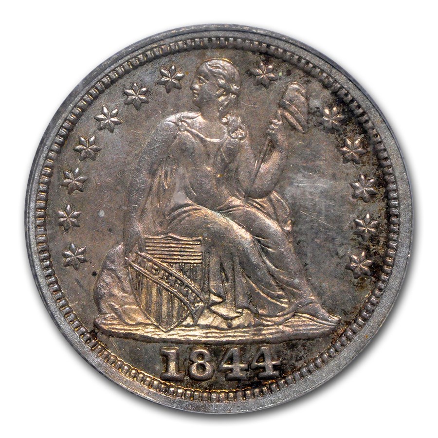 1844ǯ �����ƥå� ��Хƥ� ������ ��� 10����� �������� ����ꥫ�罰��¤ʾ�� �ե���ǥ�ե��� PR-64 PCGS CAC ����ƥ�����������