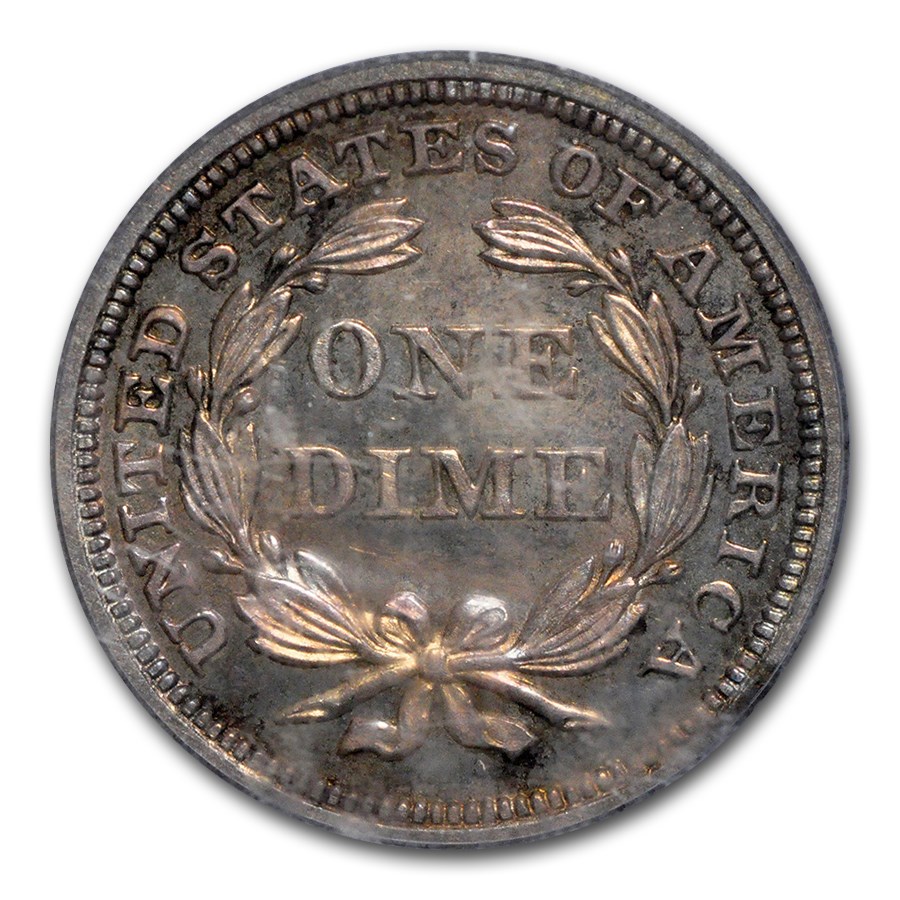1844ǯ �����ƥå� ��Хƥ� ������ ��� 10����� �������� ����ꥫ�罰��¤ʾ�� �ե���ǥ�ե��� PR-64 PCGS CAC ����ƥ�����������