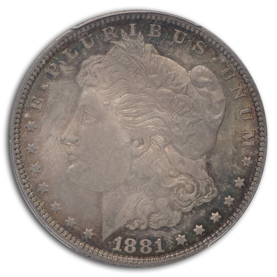 1881ǯ ��륬����顼 ��� 1�ɥ� ����С� ������ ��륬�� �إå� ��Хƥ� �������� ����ꥫ�罰��¤ʾ�� �ե���ǥ�ե��� MS-66 PCGS ����ƥ�����������
