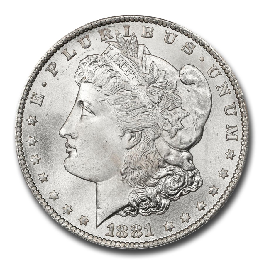 1881ǯ 륬 顼  1ɥ С  륬 إå Хƥ  ꥫ罰¤ʾ 󥷥ƥ MS-67+ PCGS ƥ