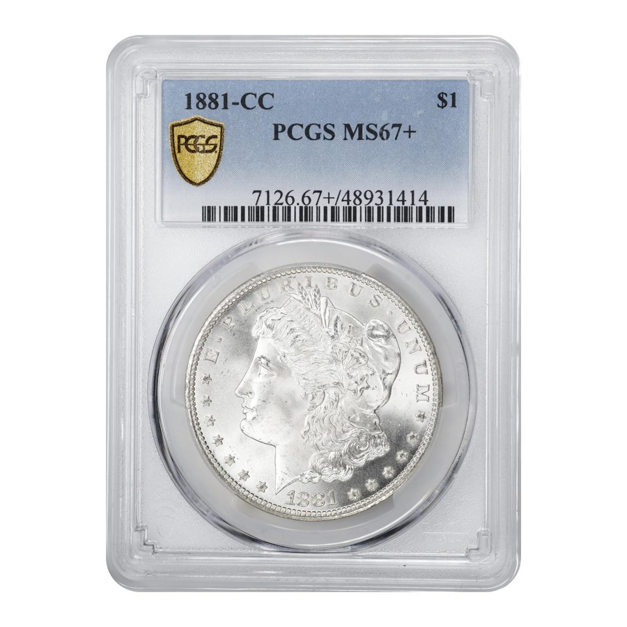 1881ǯ 륬 顼  1ɥ С  륬 إå Хƥ  ꥫ罰¤ʾ 󥷥ƥ MS-67+ PCGS ƥ