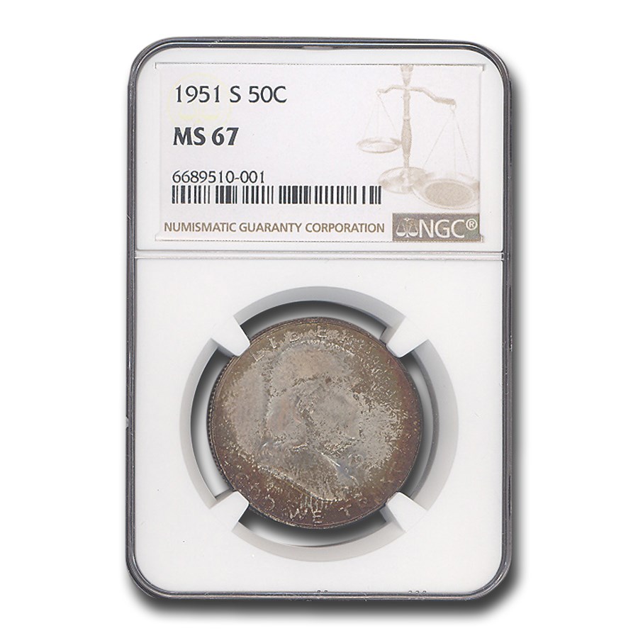 1951ǯ ե󥯥ϡե顼  50 С  ٥󥸥ߥ󡦥ե󥯥 ͳξ  ꥫ罰¤ʾ ե󥷥 MS-67 NGC ơ