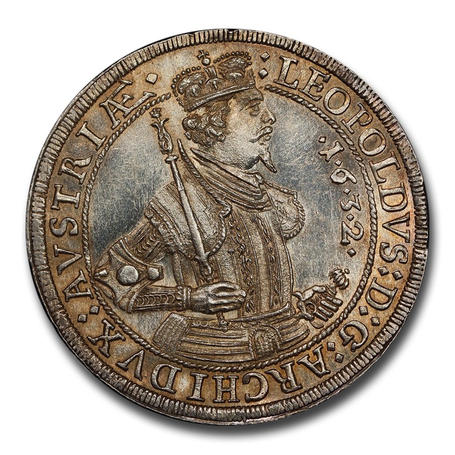 1858年 オーストリア 銀貨【美品】 オーストリア ザルツブルク 大司教区1100周年記念 1682PS