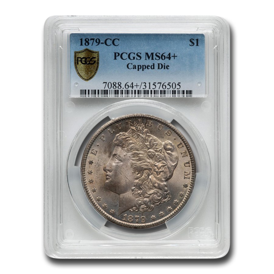 1879ǯ 륬 顼  1ɥ С  륬 إå Хƥ  ꥫ罰¤ʾ 󥷥ƥ MS-64+ PCGS (Capped CC) ƥ
