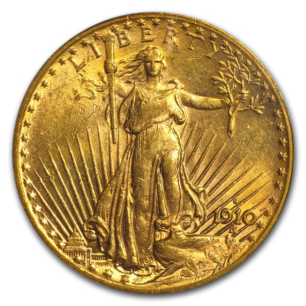 ����ꥫ ����ȥ����ǥ� ���֥� �������� 20�ɥ��� 1910ǯ�� ����ꥫ�罰�� MS-62 PCGS ����ƥ�����������
