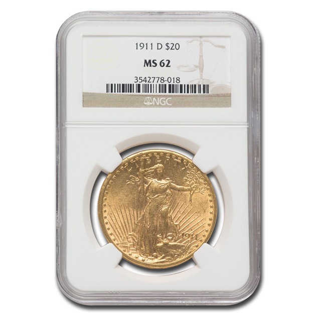 ����ꥫ ����ȥ����ǥ� ���֥� �������� 20�ɥ��� 1911ǯ�� ����ꥫ�罰�� MS-62 NGC ����ƥ�����������