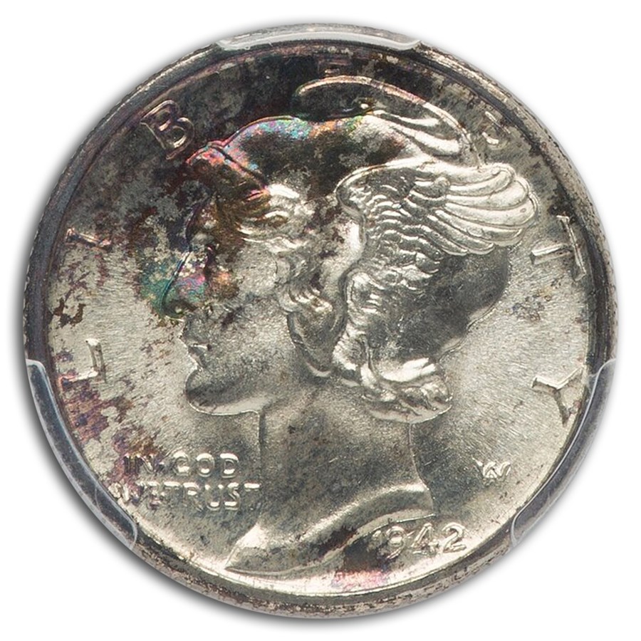 1942ǯ ޡ꡼   10 С 󥰥 Хƥ إå ꥫ罰¤ʾ ǥС MS-68 PCGS (FB) ơ