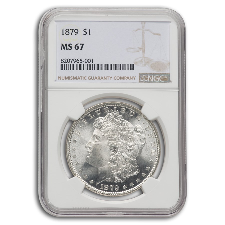 1879ǯ 륬 顼  1ɥ С  륬 إå Хƥ  ꥫ罰¤ʾ եǥե MS-67 NGC ƥ