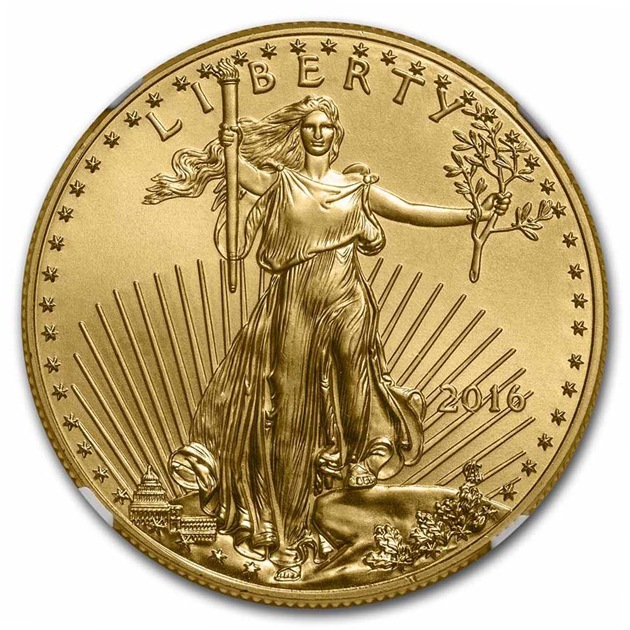 ���������� 1���� 50�ɥ� ����ꥫ�󥤡����� 2016ǯ�� ����ꥫ¤ʾ��ȯ�� MS-69 NGC