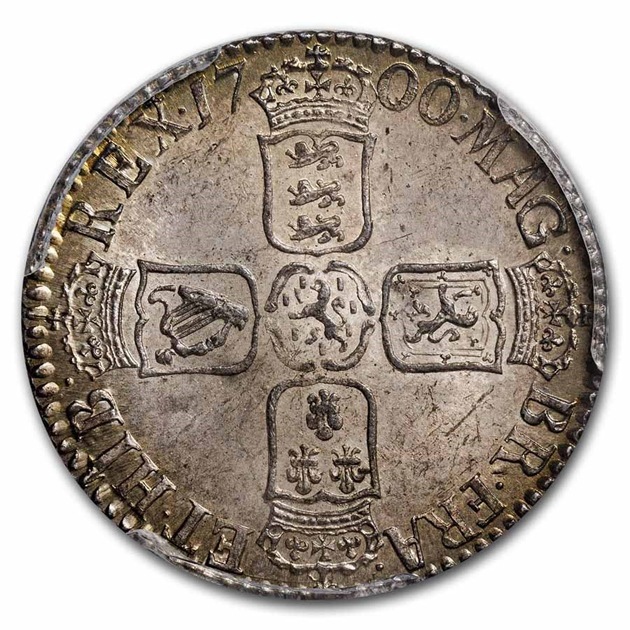 1700ǯ �����ꥢ��3�� ���󥰥��ɹ� ����� ��� �����ꥹ MS-64 PCGS ����ƥ�����������