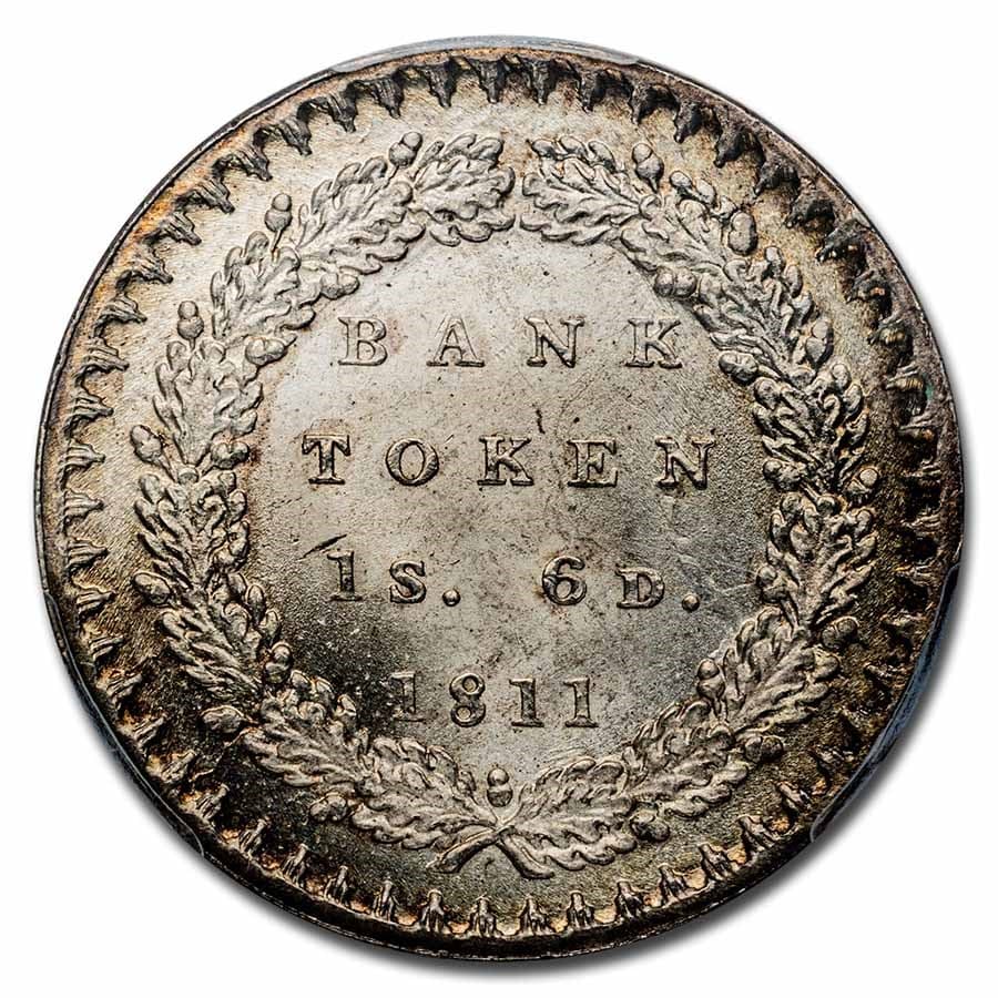 1811ǯ ���硼��3�� �����ꥹ�� 18�ڥ� �Х� �ȡ����� ��� �����ꥹ MS-64 PCGS ����ƥ�����������