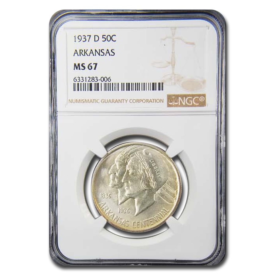 1937ǯ ꥫ 󥽡 100ǯ ǰ ϡե顼  50 С  ǥ  ꥫ罰¤ʾ ǥС MS-67 NGC ơ