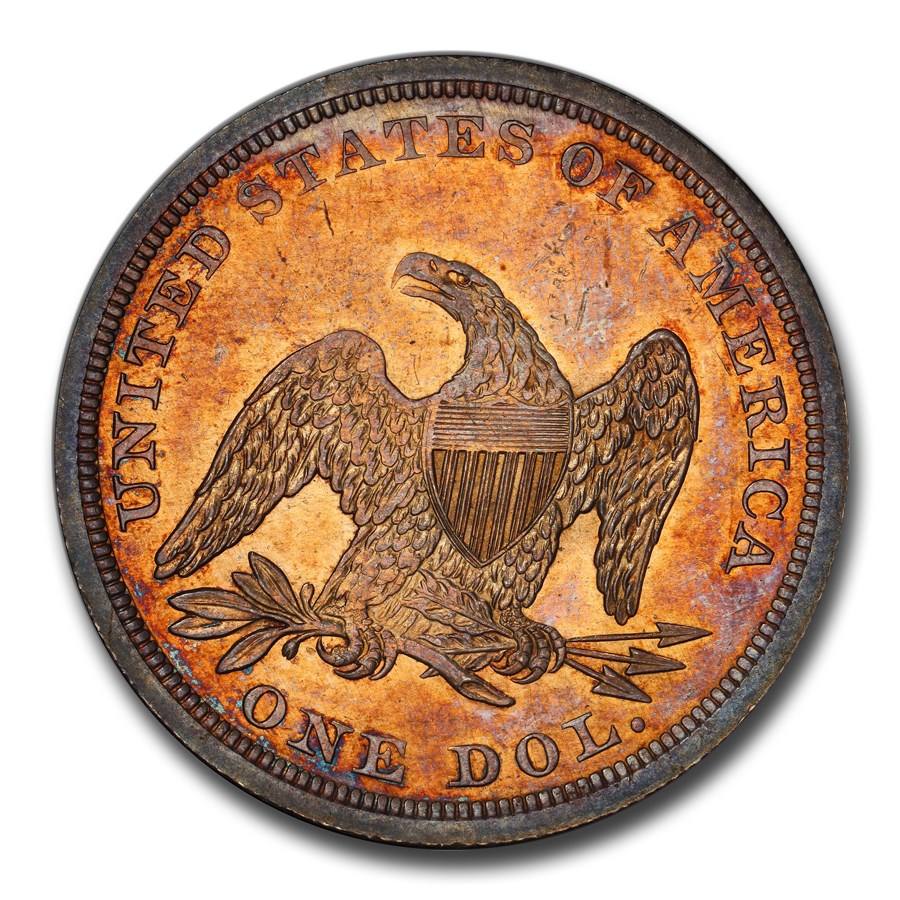 1841ǯ �����ƥå� ��Хƥ� ���顼 ��� 1�ɥ� ��ͳ�ν��� �������� ����ꥫ�罰��¤ʾ�� �ե���ǥ�ե��� MS-64 PCGS CAC ����ƥ�����������
