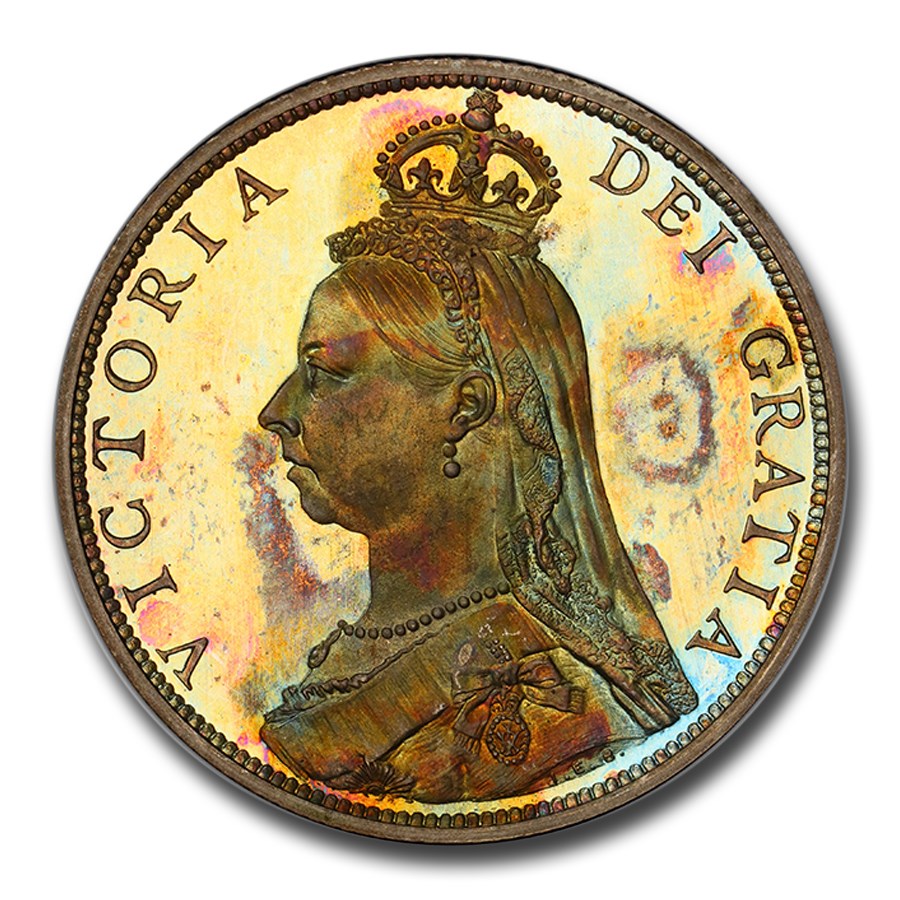 1892年ビクトリア女王ブリティッシュシルバー「ジュビリーヘッド」
