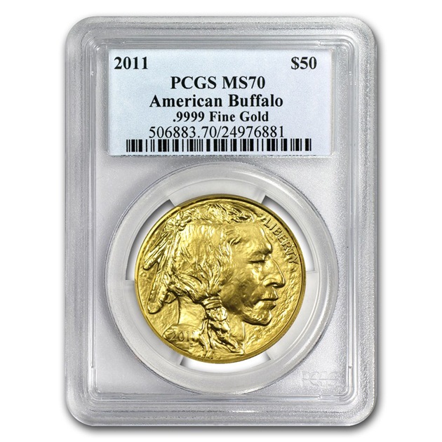 ����ꥫ �Хåե����� ����ǥ������� 1���� 50�ɥ� 2011ǯ�� ����ꥫ¤ʾ��ȯ�� MS-70 PCGS