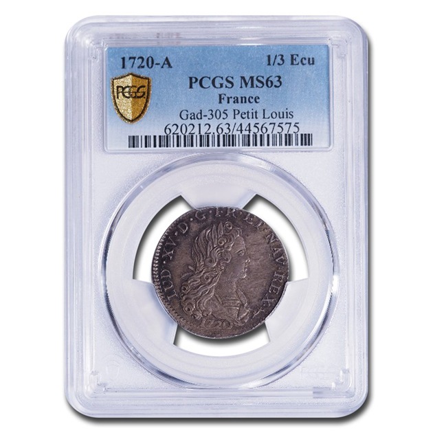 1720ǯ 륤15 ե󥹹 1/3  ե ѥ¤ʾ MS-63 PCGS (Gad-305) ƥ