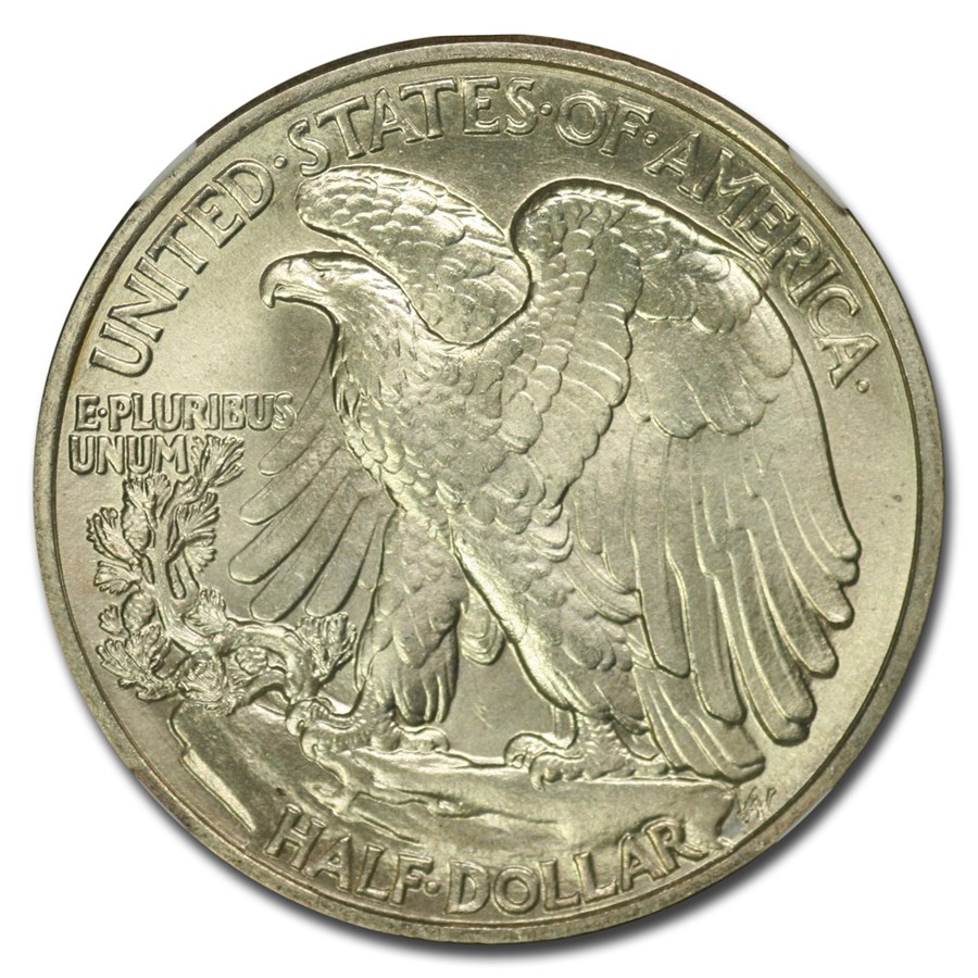 1946ǯ ���������� ��Хƥ� �ϡ��� ���顼 ��� 50����� ����С� �������� ����ꥫ�罰��¤ʾ�� ����ե�󥷥��� MS-67+ NGC ����ƥ�����������