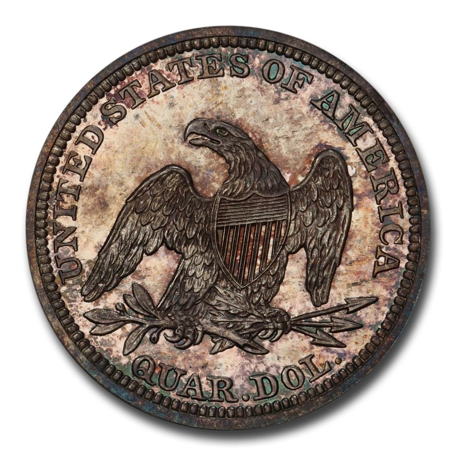 1846ǯ �����ƥåɥ�Хƥ� �������������顼 ��� 25����� ����С� ������ ��ͳ�ν��� �������� ����ꥫ�罰��¤ʾ�� �ե���ǥ�ե��� PR-65 PCGS CAC ����ƥ�����������