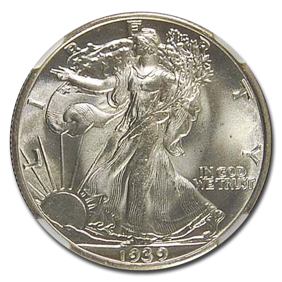 ウォーキングリバティ ハーフダラー銀貨 1939年 1939年 ウォーキングリバティ ハーフダラー 銀貨 50セント