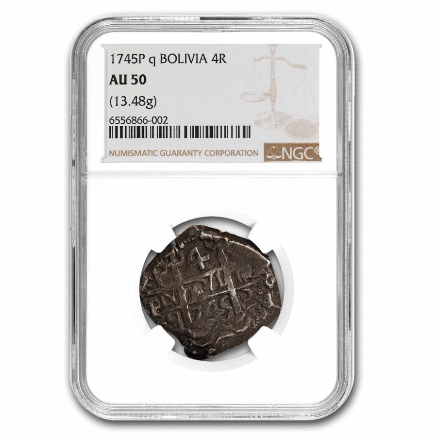 1745ǯ �ե����5�� ���ڥ���� 4�쥢�� ��� �ܥ�ӥ� �ݥȥ�¤ʾ�� AU-50 NGC ����ƥ�����������