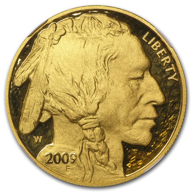 アメリカ バッファロー インディアン金貨 1オンス 50ドル 2009年製