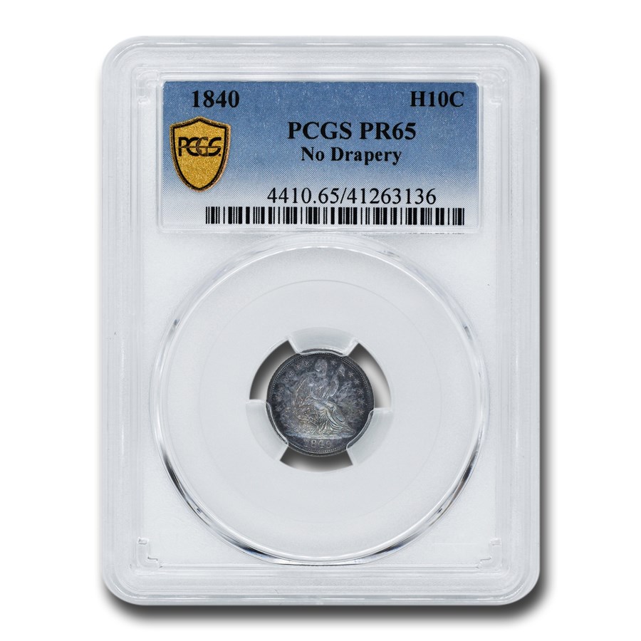 1840ǯ �����ƥåɥ�Хƥ� �ϡ��ե����� ��� 5����� ����С� ������ �������� ����ꥫ�罰��¤ʾ�� �ե���ǥ�ե��� PR-65 PCGS (No Drapery) ����ƥ�����������